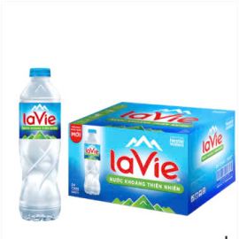 Nước khoáng thiên nhiên La Vie 500ml (24 chai/thùng)